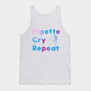 PCR Pipette Cry Repeat Tank Top